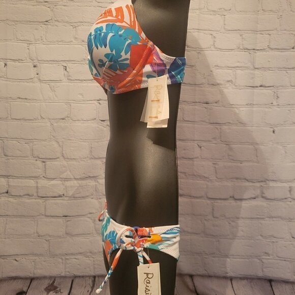 Raisins Juniors' Underwire Bikini Top & Bottom - Riviera Maya Multi - Picture 3 of 10